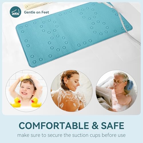 Bathtub Mat Non Slip, Soft Foam Bath Mat - Image 6