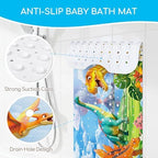 Baby Bath Mat for Tub, Non Slip Kids Bath Shower Mat - Image 4