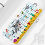 PRATIQUE Kids Bath Mat for Tub Non Slip，40 X 16 Inch Extra Long Kids Bathtub by PRATIQUE