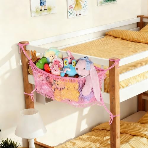 Stuffed Animal Storage Net, Large Bedside Toy Organizer Net, Cotton Plushie Toy - Image 7