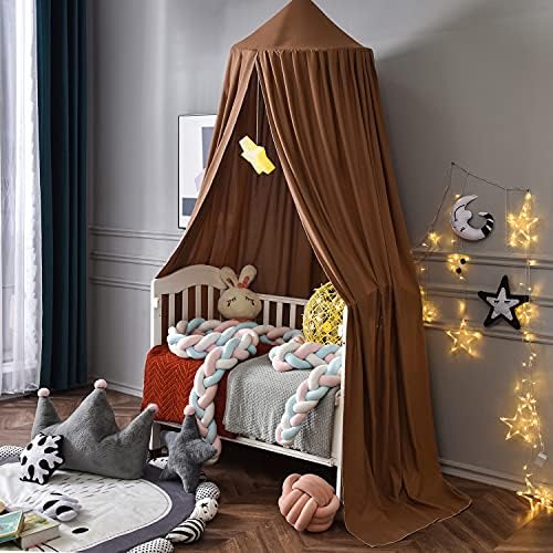 Mengersi Bed Canopy Play Tent for Kids, Round Dome Kids Mosquito Net Indoor - Image 2
