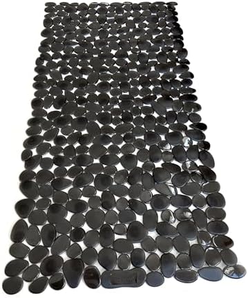 “Pebbles” Non-Slip Bathtub/Shower Mat 27.5”x14” Rectangular, Machine-Washable - Image 2