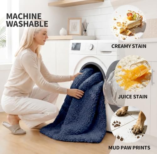 ILANGO Toilet Rugs U Shaped 22" × 24", Soft Absorbent Microfiber Bath Rugs - Image 4