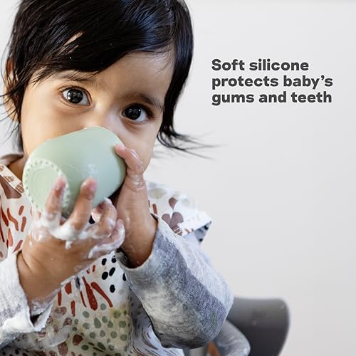 ezpz Tiny Cup - 4 months+ - 100% Silicone Training Cup - Image 6