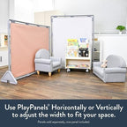 Children's Factory PlayPanel Room Divider 59.5" x 47.5", Glacier Gray - Image 2