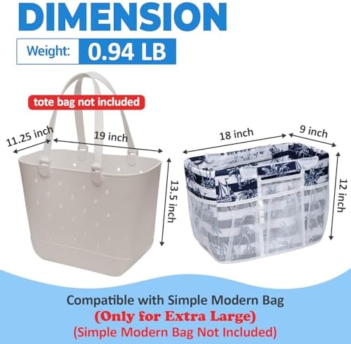 Nyton Organizer Insert for Original Large Bogg Bag Cover Beach Liner for XL - Image 2