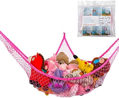 Toy Hammock for Stuffed Animals, Stuffed Animal Hammock Net Jumbo Plush Toy by KOHUIJOO