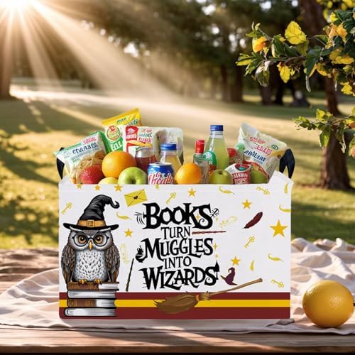 Kid Rectangle Magic Decor Basket Nursery Baby Gift Basket Feather Hat Book - Image 6