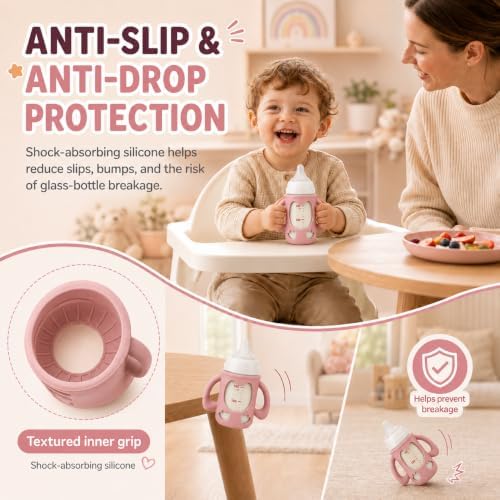 3 Pack Baby Bottle Handles & Holders - Image 4