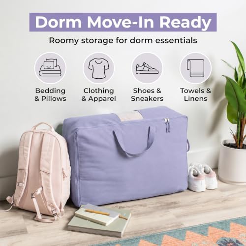 Soft Canvas Storage Bags with Zipper. Thick Breathable - Image 6