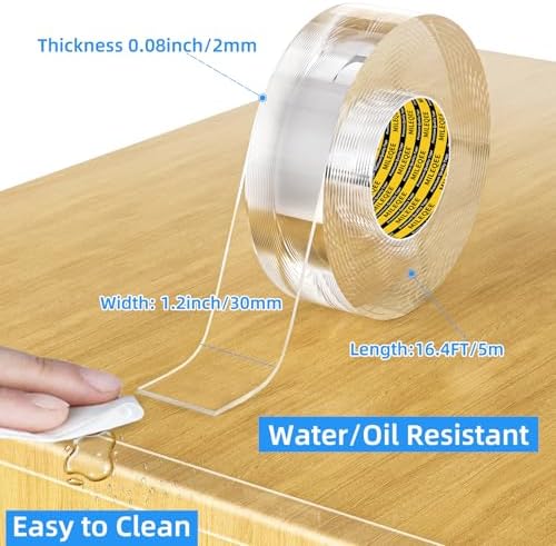 Clear Edge Protector Strip, 3 Pack X 1.18in X 16.4ft - Image 2