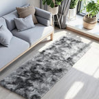 Ophanie Tie-Dyed Grey Area Rugs 2x6 - Image 2