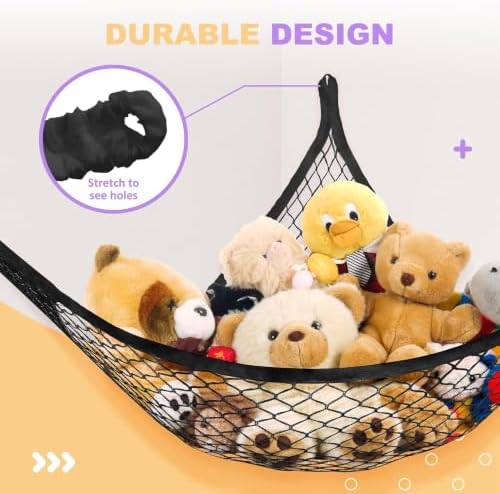 Lazebox Stuffed Animal Net Hammock - Image 5
