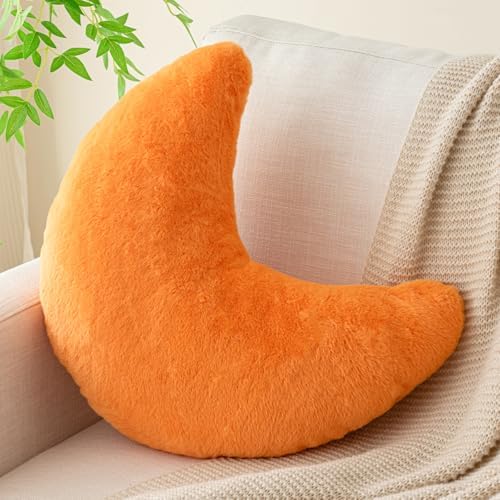 Moon Pillow, Decorative Throw Pillows by Znhinery