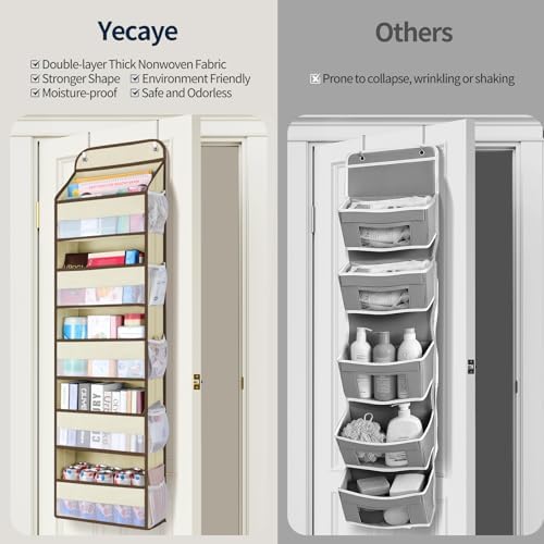 Yecaye Over The Door Organizer Storage, 5-Tier Heavy Duty Door Organizers - Image 6