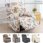 Recliner Chair Covers 4-Pieces Recliner Slipcovers Lazy Boy Chair Covers - Image 5