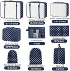 Packing Cubes for Travel 10 Set Luggage Organizer Bags - Image 2