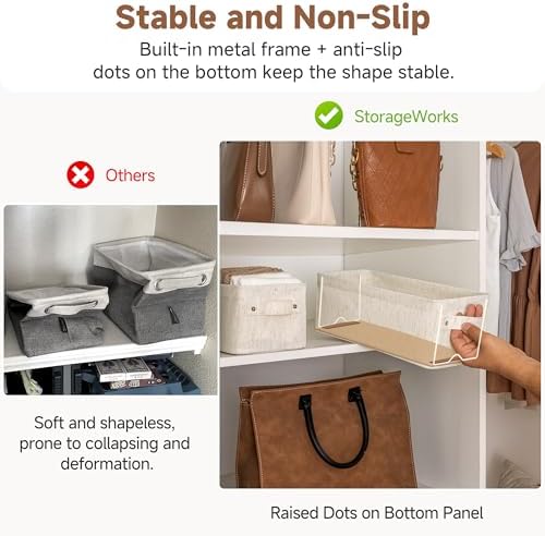 StorageWorks Narrow Storage Bins, Toilet Paper Storage - Image 5