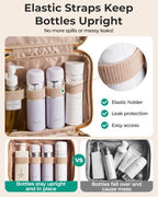 BAGSMART Toiletry Bag Hanging Travel Makeup Organizer - Image 3