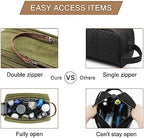 BAGSMART Toiletry Bag for Men, Canvas Travel Toiletry Organizer Dopp Kit - Image 5