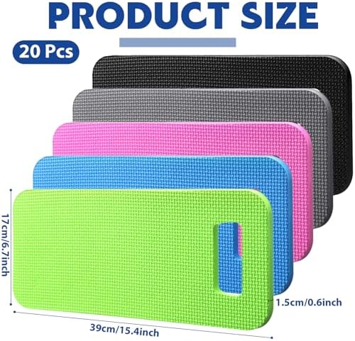 Riakrum 20 Pcs Garden Kneeling Pad Garden Knee Pad Thick Foam Knee Mat - Image 2