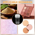 10 Pcs Plastic Loose Powder Jar - 10 ml Clear Cosmetic Glitter Powder Bottle - Image 6