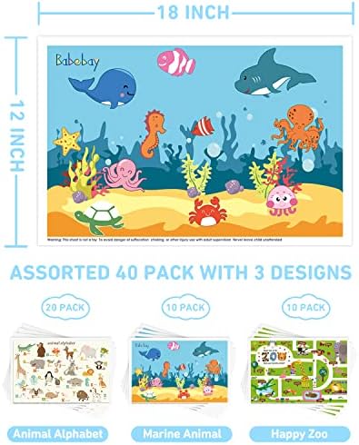 Babebay Disposable Stick-On Placemats - Image 3