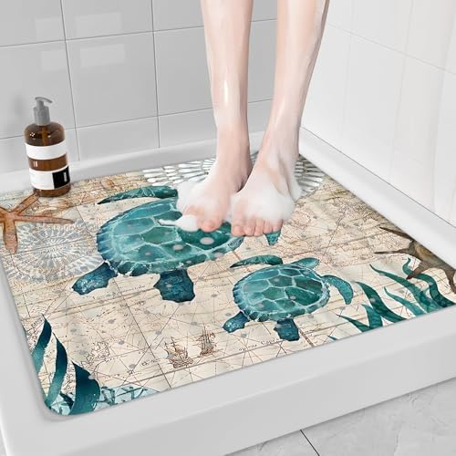Sea Turtle Square Anti Slip Shower Mats - Image 5