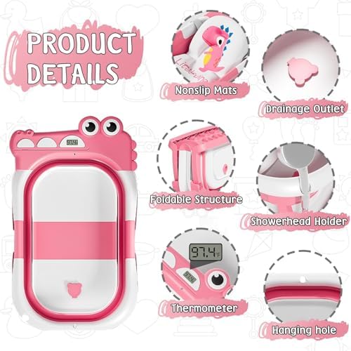 TPN Collapsible Baby Bathtub, Baby Bath Tub - Image 6