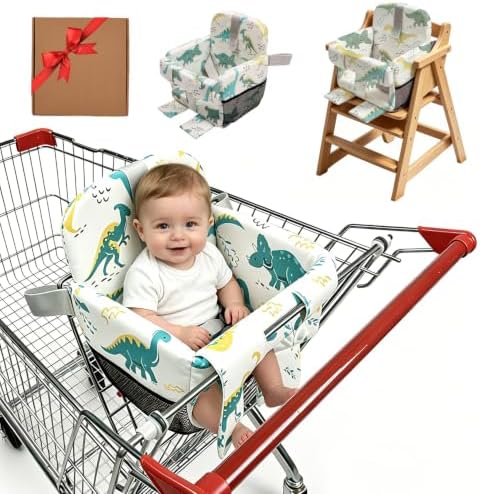 Shopping Cart Cover for Baby, Baby High Chair Cover, Grocery cart Cover by Unknown