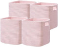UBBCARE Storage Cubes 11 Inch, Cotton Rope Woven Baskets by UBBCARE