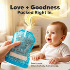 12-Pack Reusable Baby Food Pouches Refillable - Image 2