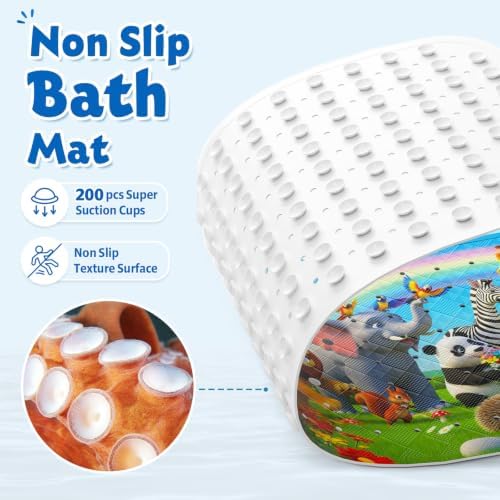 XIYUNTE Bath Mat for Tub Non Slip Bathtub Mat Non Slip 40x16 Baby Bath Mat - Image 3