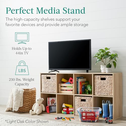 Best Choice Products 8-Cube Storage Organizer, 11in Shelf Opening, Display Shelf - Image 5