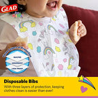 Glad for Kids Disposable Paper Bibs - Image 2