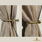 Quality Curtain Holdbacks, Solid Steel Curtain Holdback - Image 4