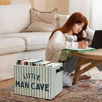 Little Man Cave Boys Storage Bins Box - Image 3