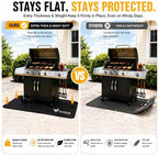 FLASLD Heavy-Duty 30 x 40 inch Fireplace Mat- Double Layer Fiberglass Fireproof - Image 4