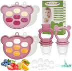 Baby Breastmilk Popsicle Molds & Baby Fruit Feeder, WAJIAYON Infant Food by WAJIAYON