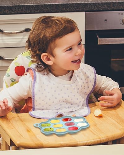 KingKam Breastmilk Popsicle Molds, Baby Fruit Feeder Teething Tray, 2 Pack - Image 5