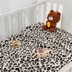 Yurhap Leopard Print Baby Blanket Fleece Baby Blankets - Image 2
