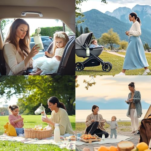Portable Bottle Warmer for Travel, Fast Heating Baby Bottle Warmer - Image 6