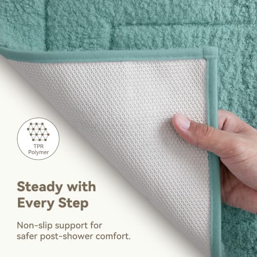 GRANNY SAYS Sage Green Bathroom Rug 24" x 36", Non-Slip Bath Mat - Image 5