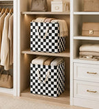 MAIZMZ 3 Pack Checkerboard Storage Basket - Image 4