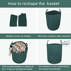 XUANGUO Cotton Rope Laundry Basket Hamper - Image 7