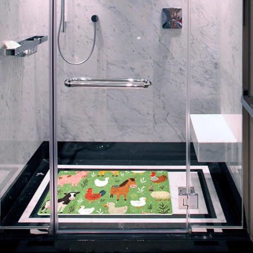 Bath Tub Shower Mat, Washable Bathtub Floor Mats, Suction Cups and Drain Holes - Image 6