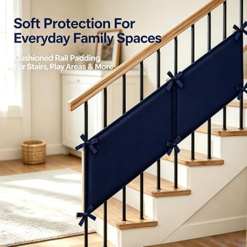 Foldable Rail Covers with Tie Straps, Mesh Soft Wall Padding Panels - Image 2
