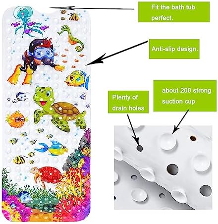 youxiaoshi Baby Bath Mat, Bathroom Bathtub Mat - Image 2