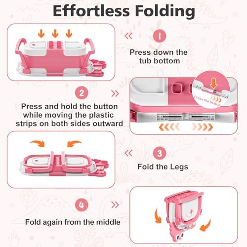 MoreFeel Collapsible Baby Bathtub - Image 4