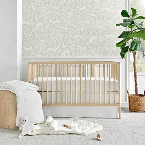 Levtex Baby - Cloud Muslin Crib Bed Set - Baby Nursery Set - White Stars - by LevtexBaby
